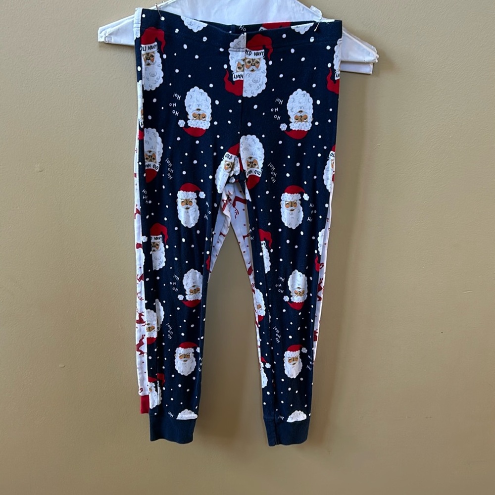 2 pairs size 10 unisex Christmas PJ pants